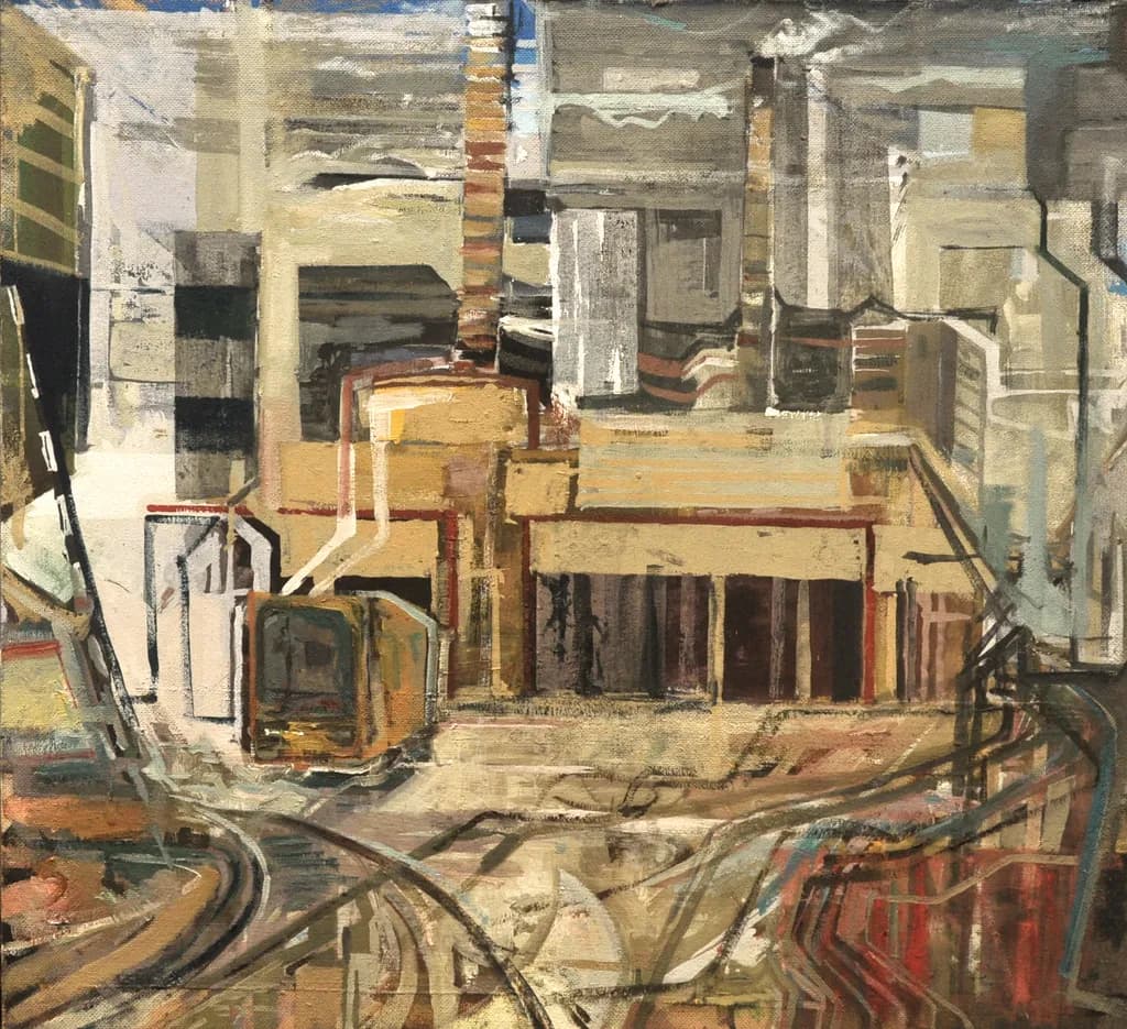 Tram and Chimneys
