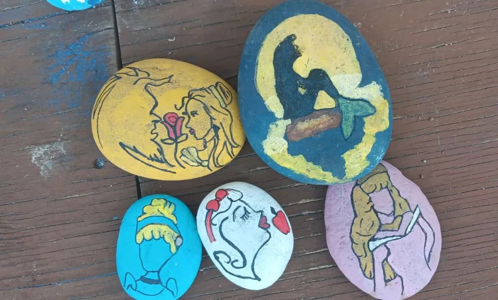Whimsical Stone Portraits