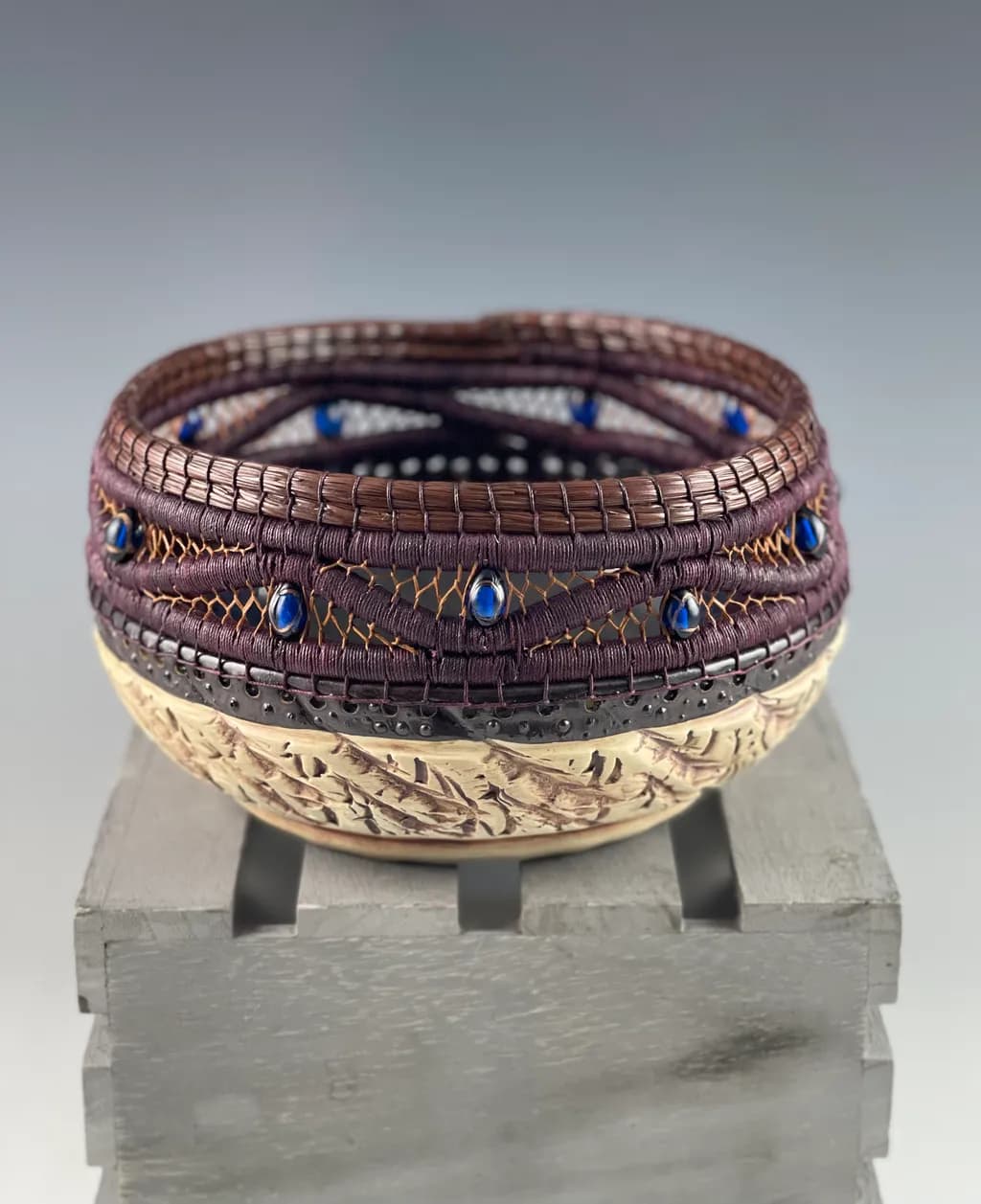 Copper Lace Bowl