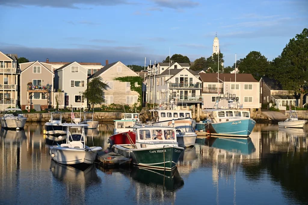 early morning - Rockport Harbor Scene