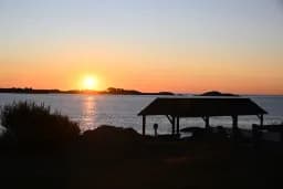 Coastal Pavilion Sunset