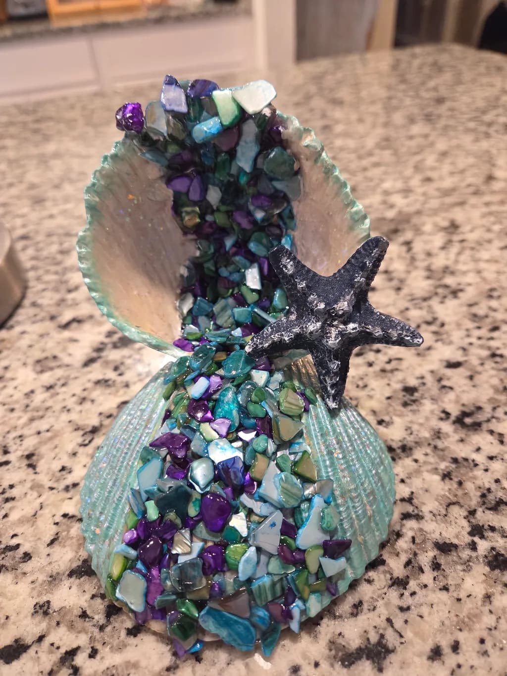 Seashell Mosaic Cascade