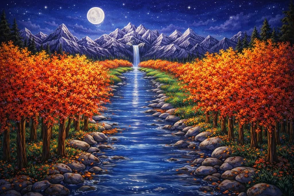 Autumn Cascade