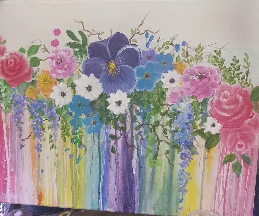Rainbow Bloom Cascade