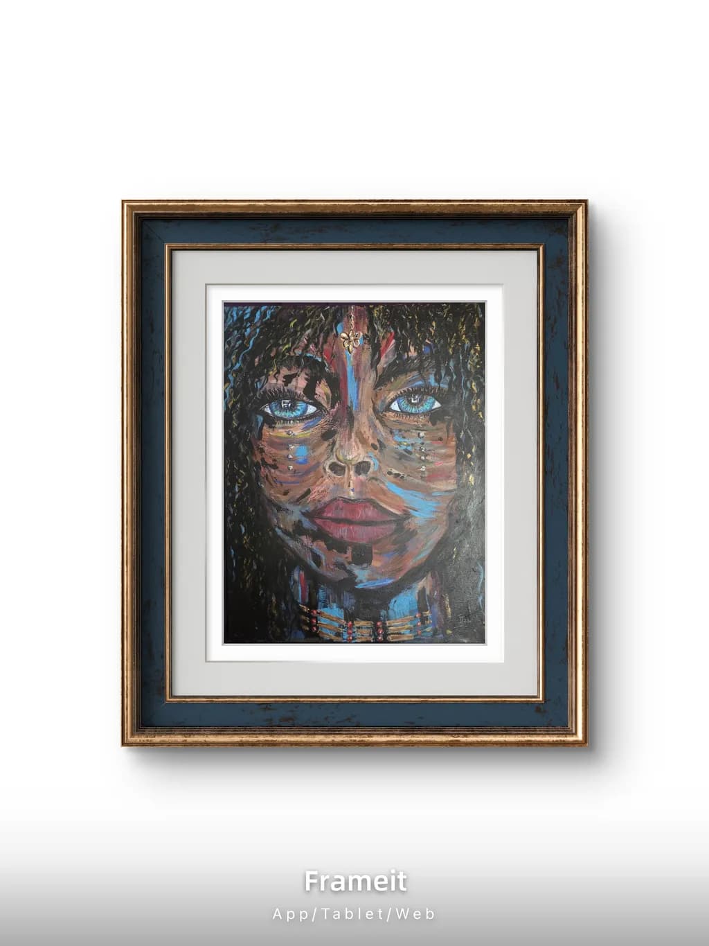 Colorful Abstract Portrait