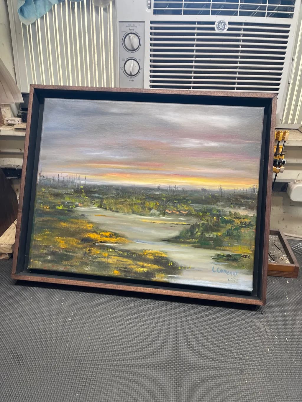 Dusk Over Marshland