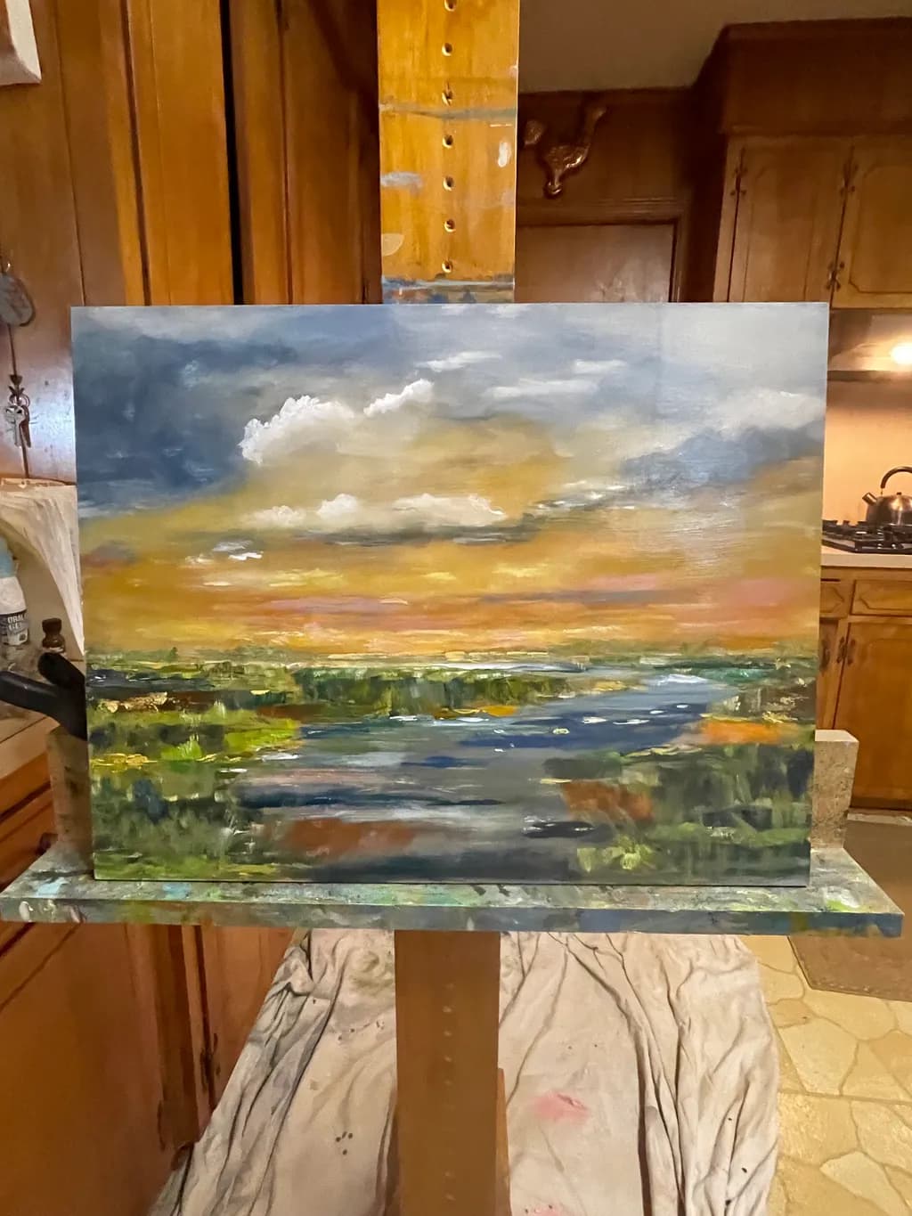 Sunset River Scene