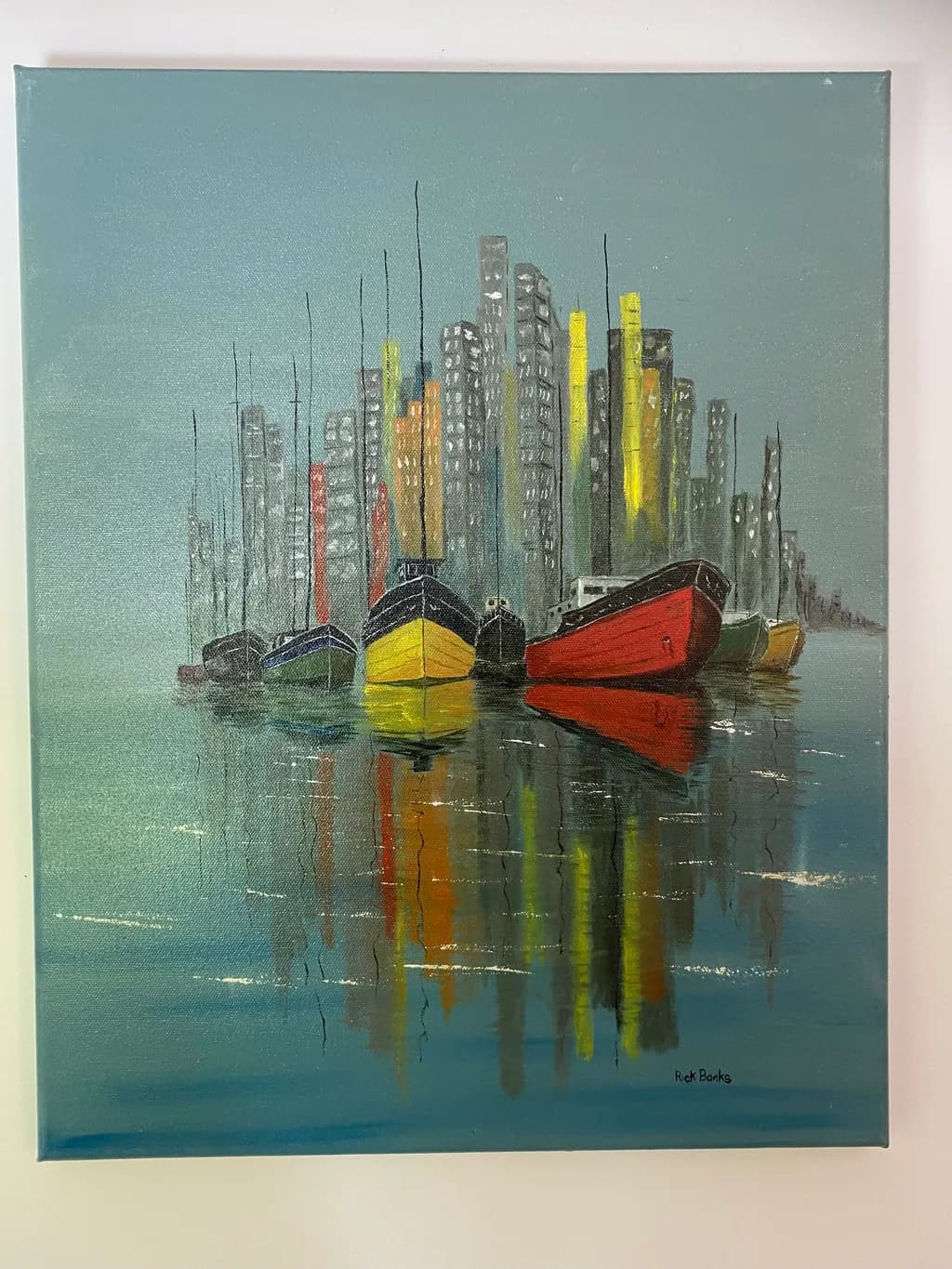 Harbor Skyline Reflections