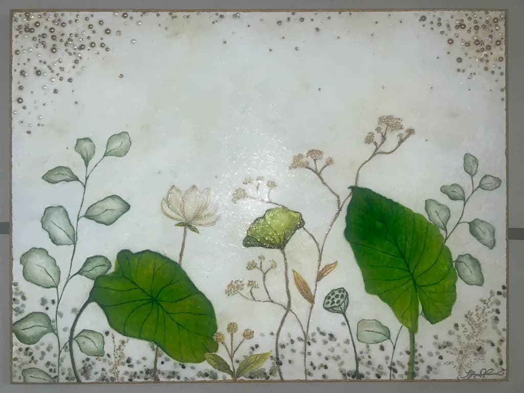 Lotus and Leaves