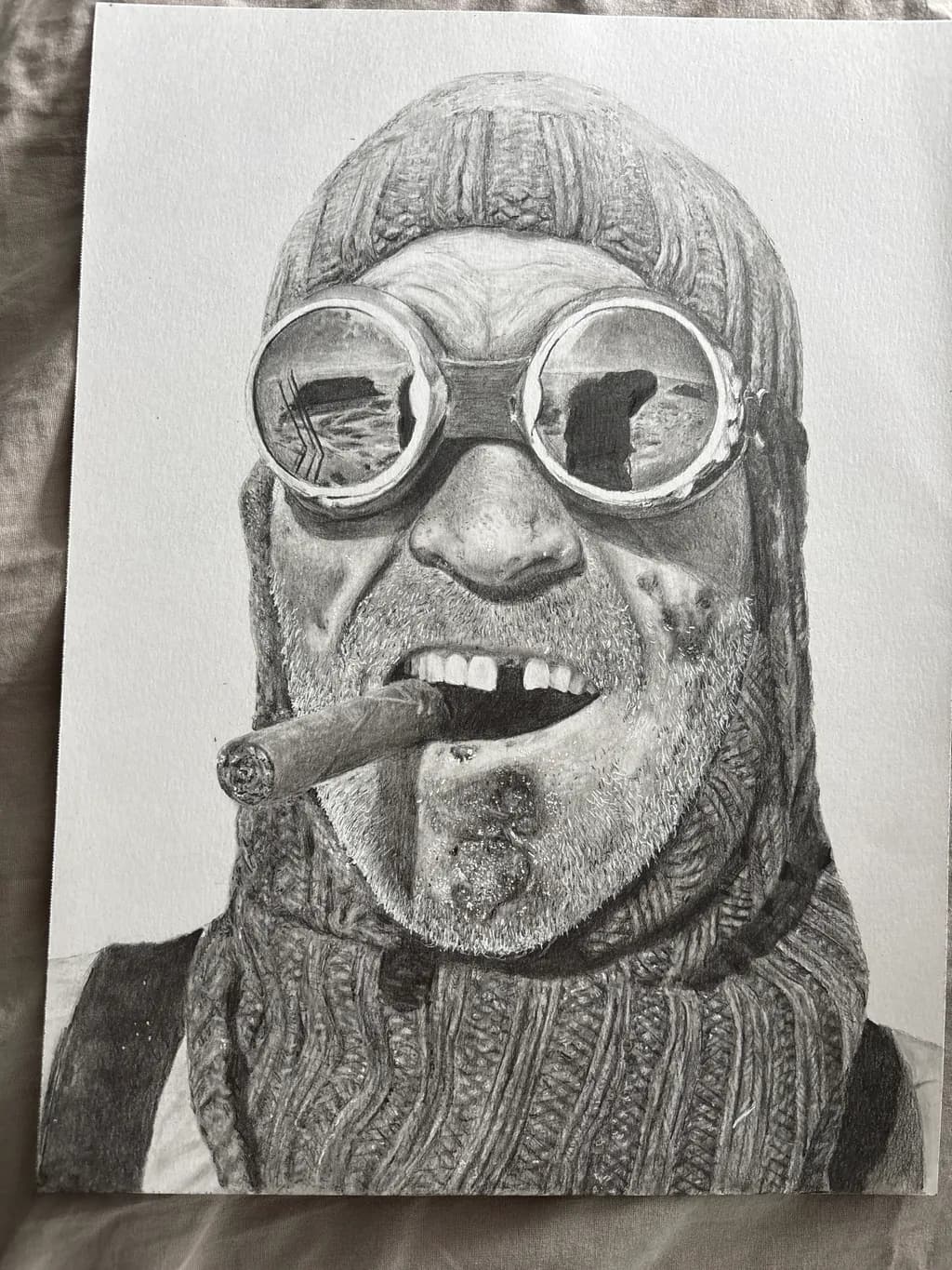 Goggles and Cigar