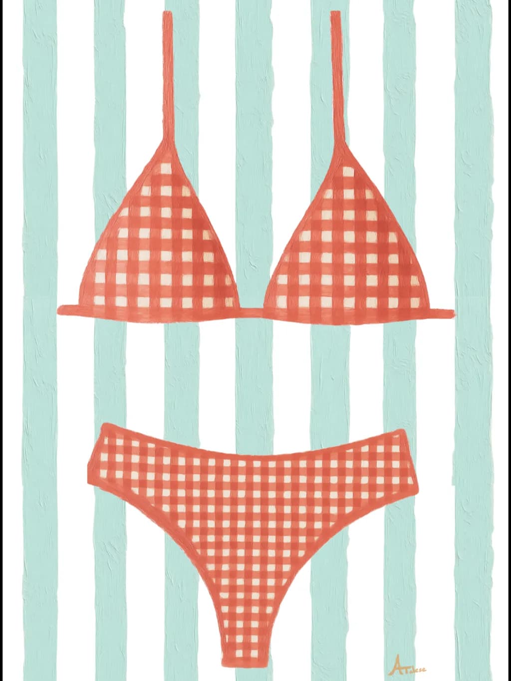 Gingham Splash