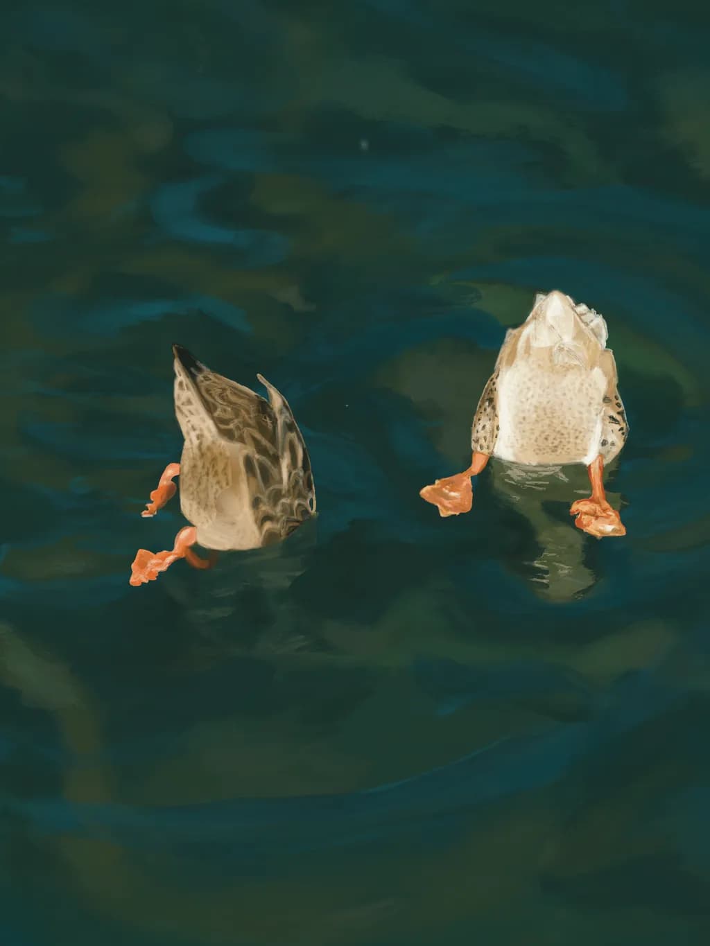 Upside Down Ducks
