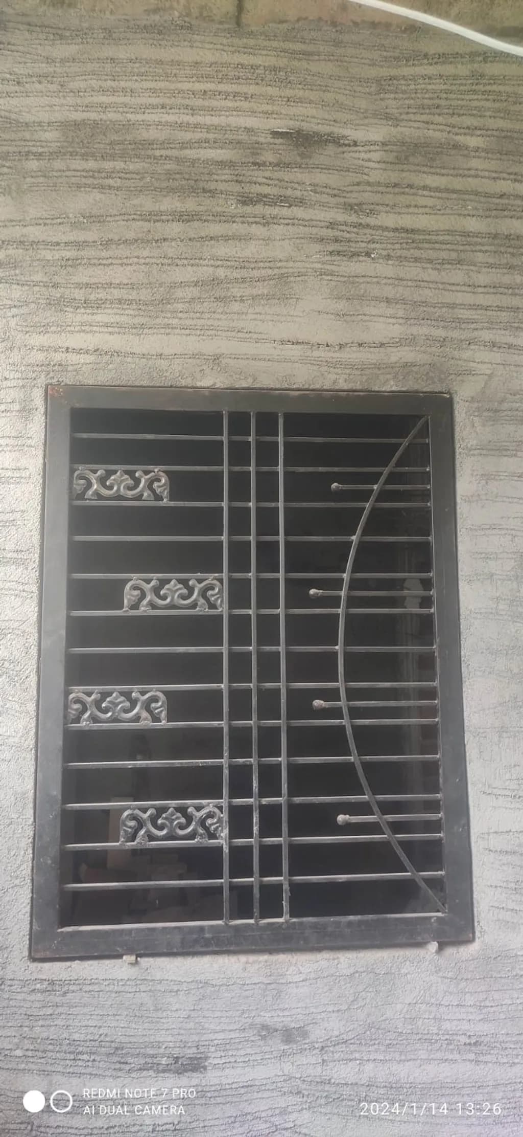 Geometric Iron Grille