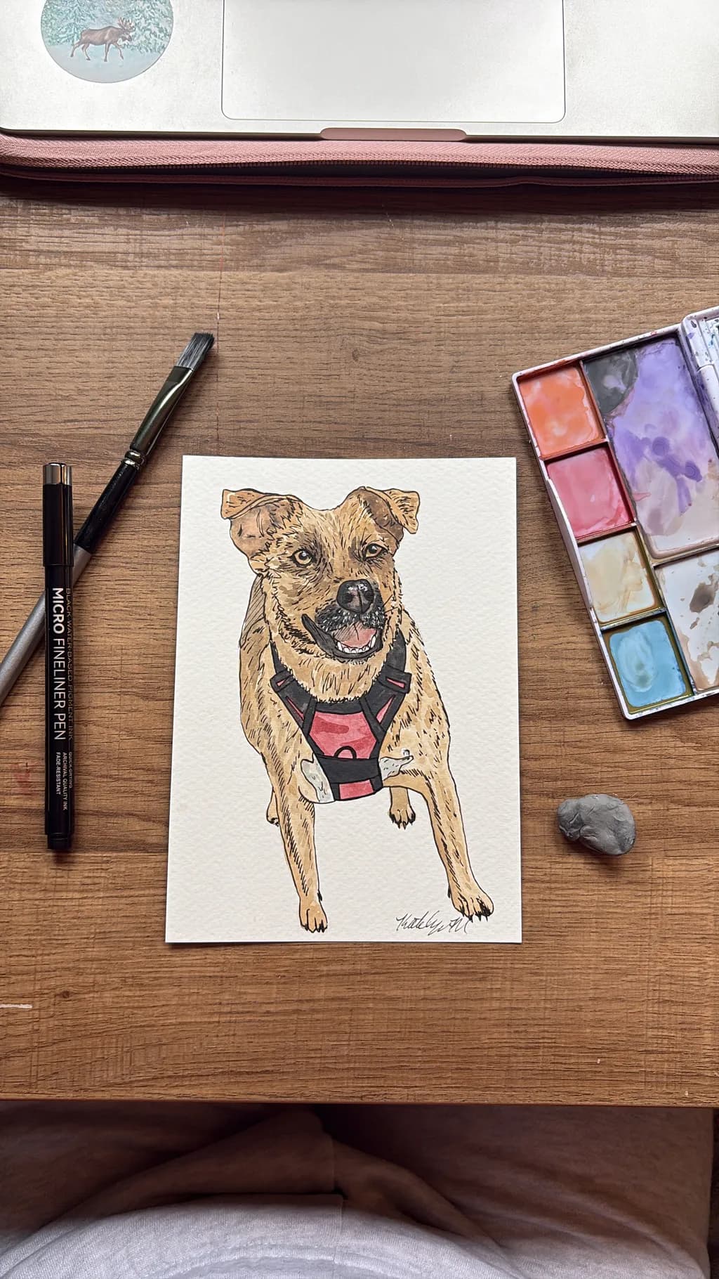 Playful Pup Portrait
