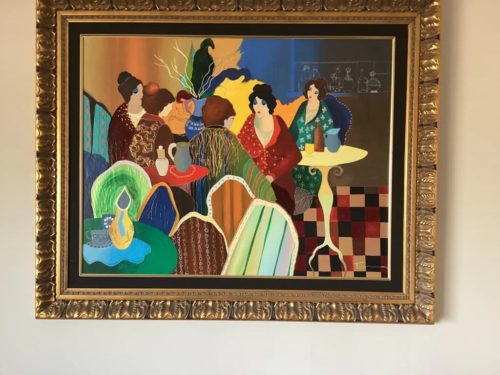 Gathering at the Café
