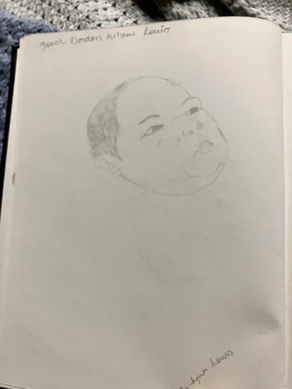 Baby Portrait Sketch
