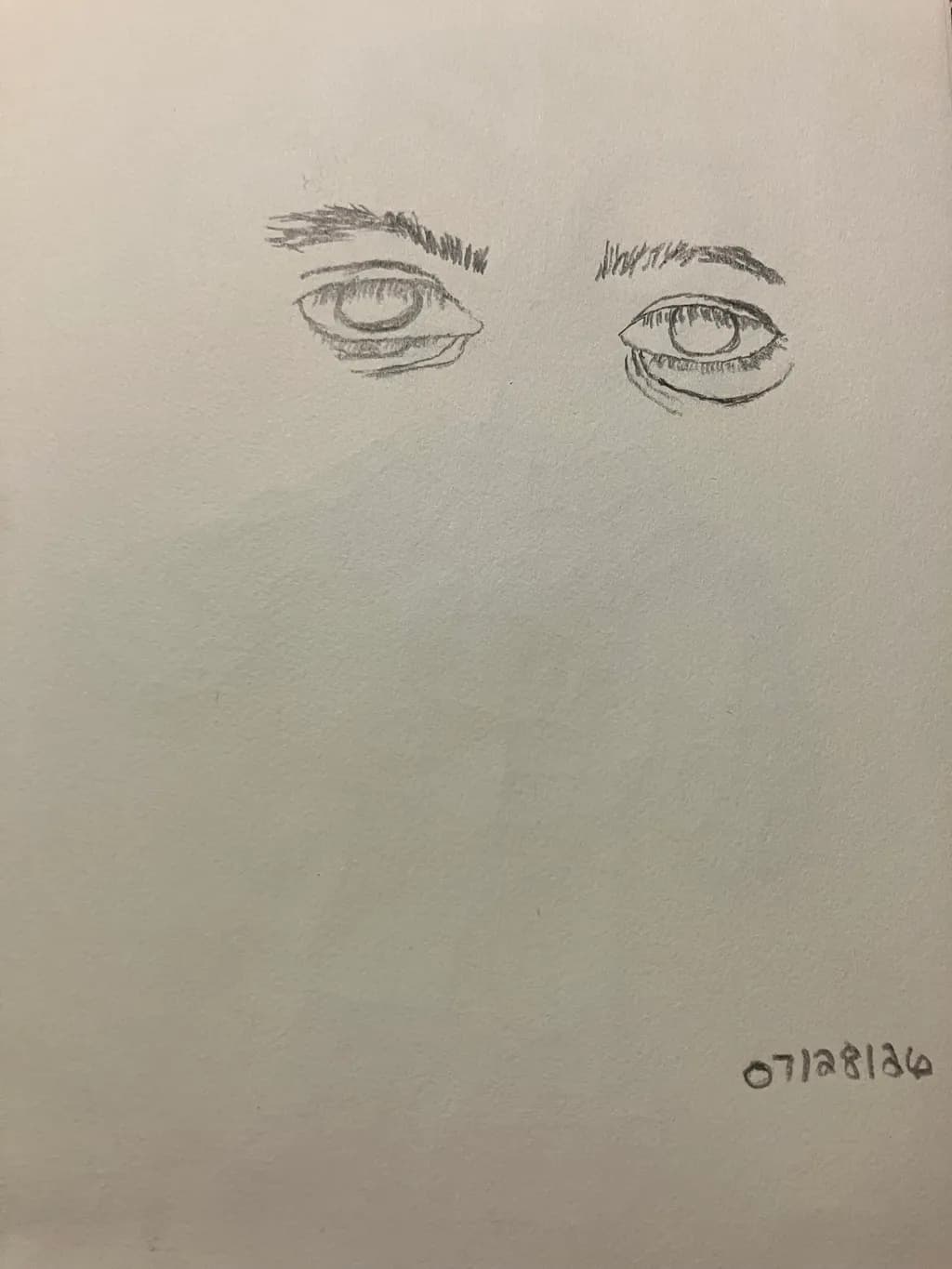 Expressive Eyes Sketch