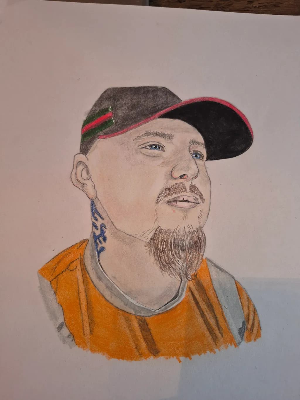 Bearded Man in Cap