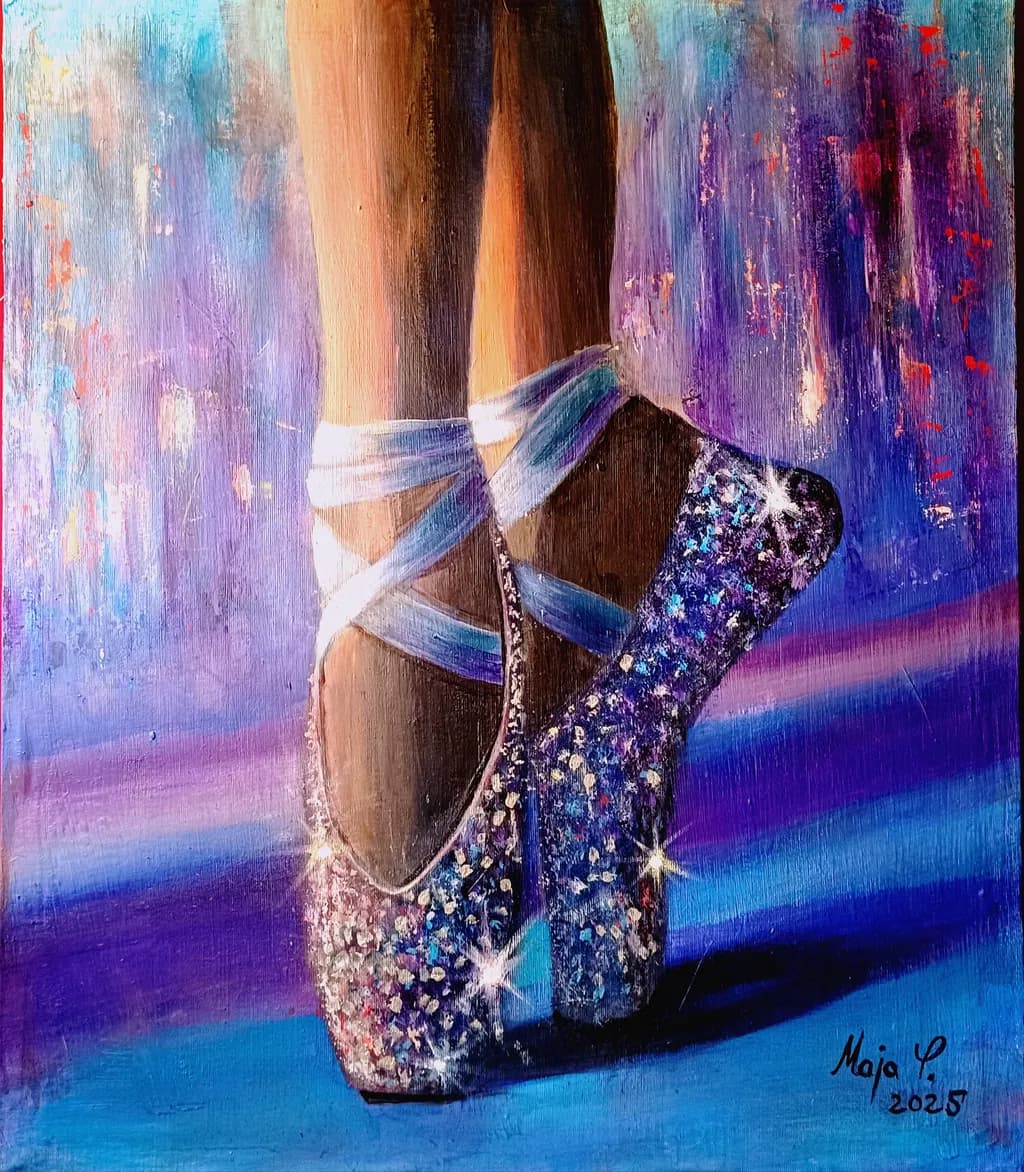 Glittered Pointe