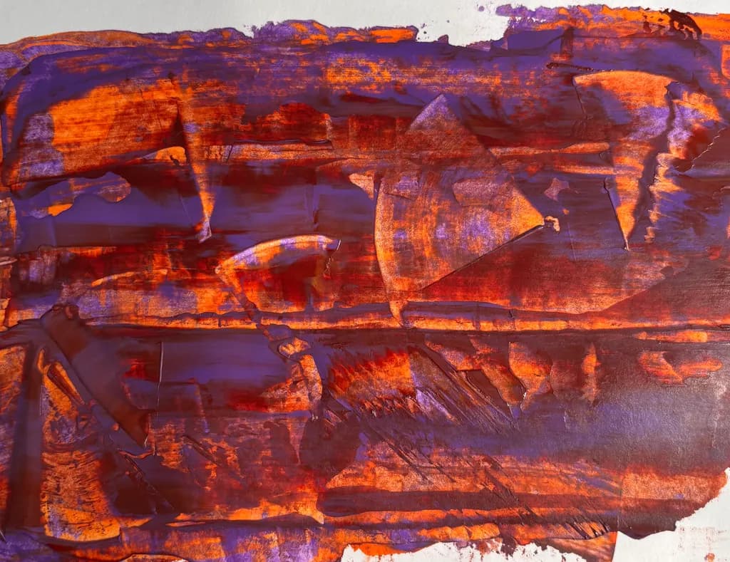 Orange and Purple Abstract Texture