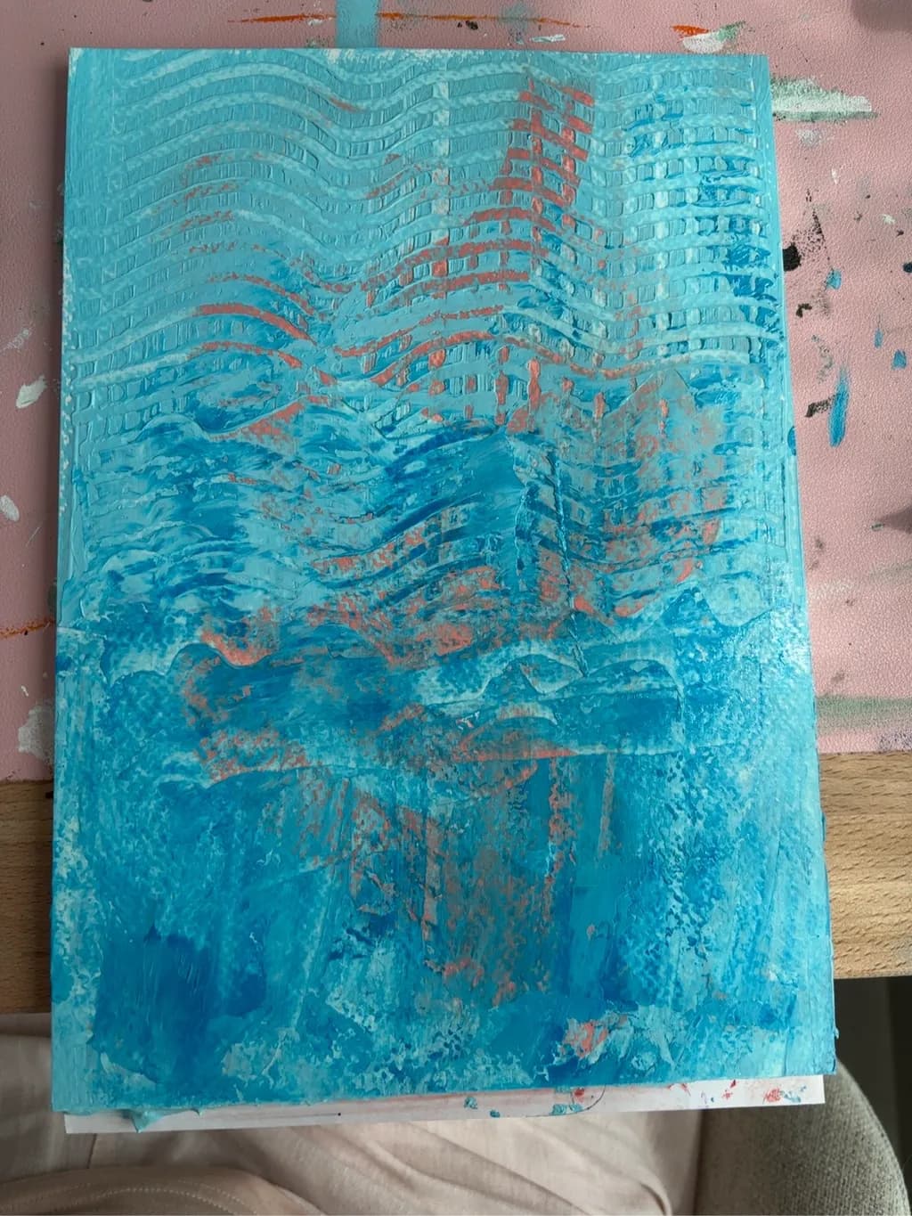 Abstract Blue Waves