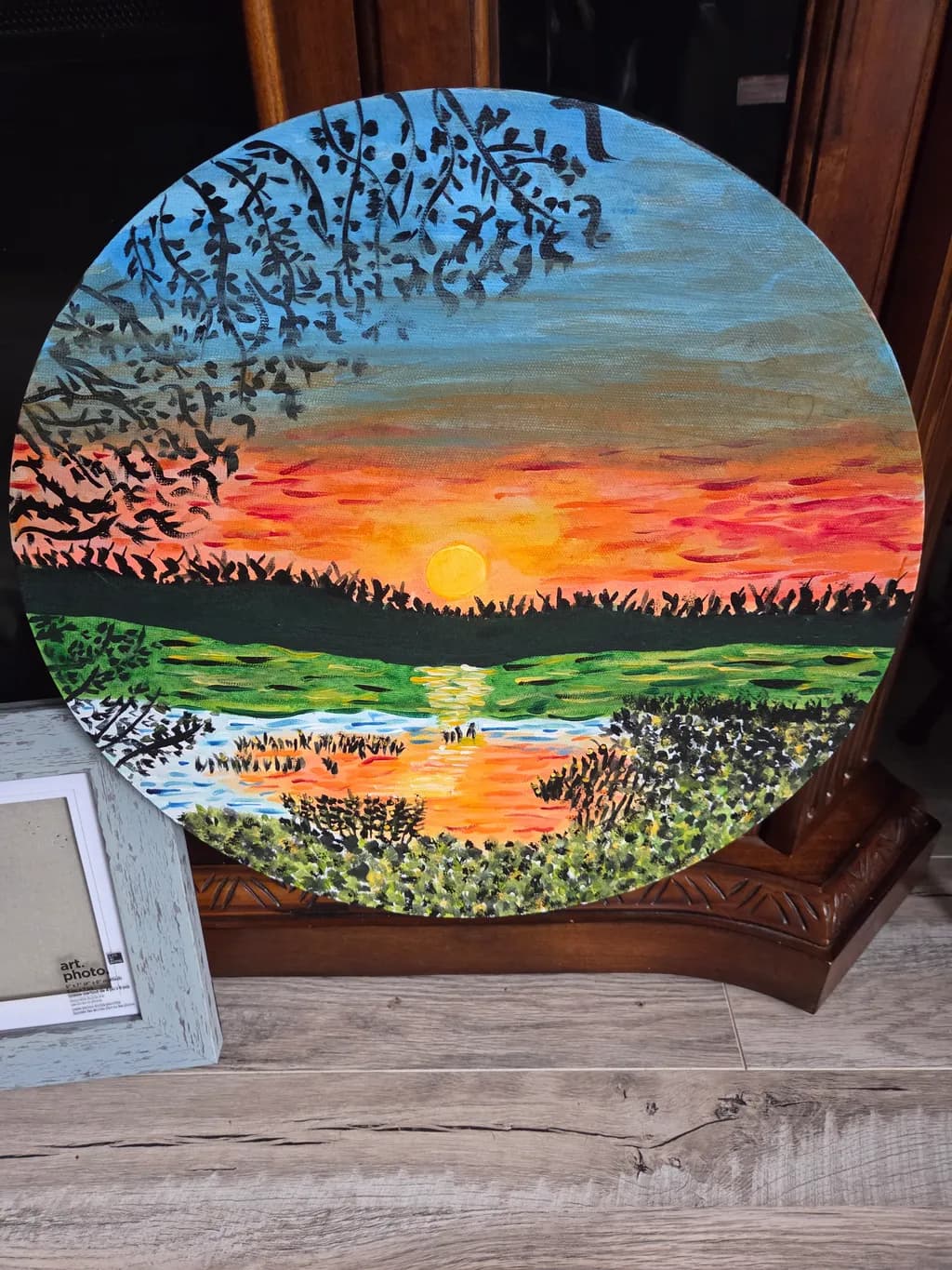 Sunset Over Wetlands