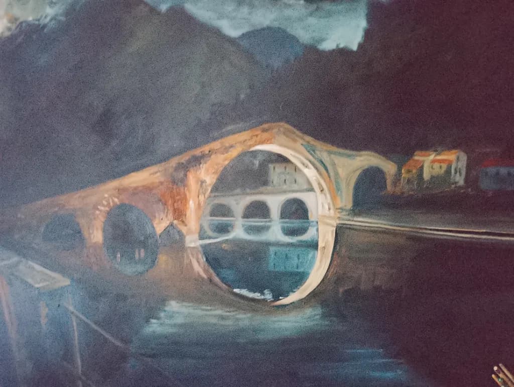 Arched Bridge Reflection