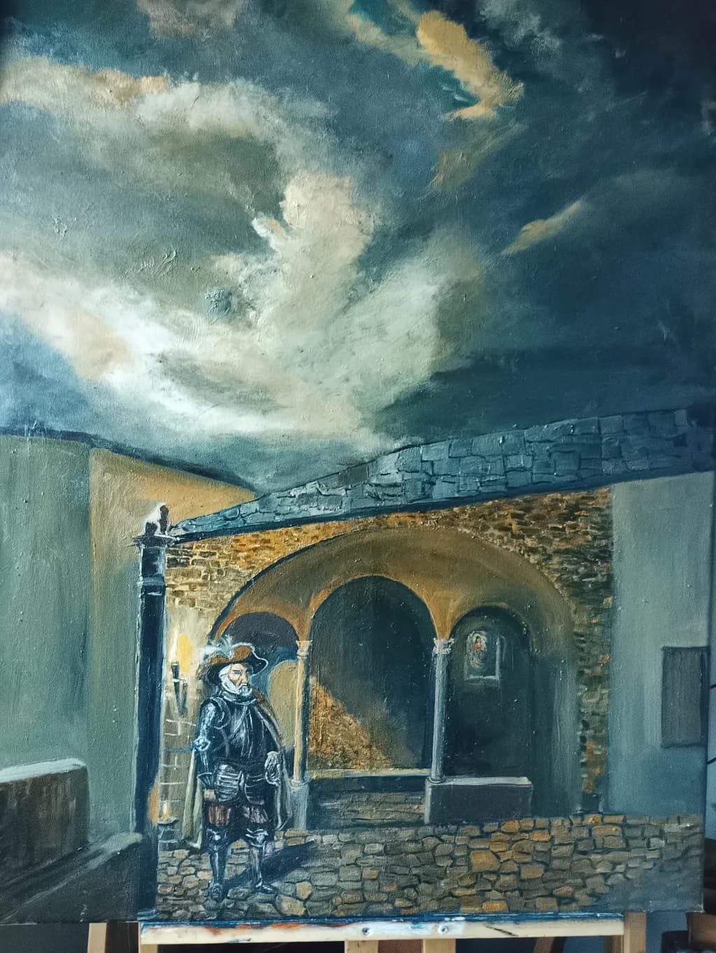 Stone Archway Figure