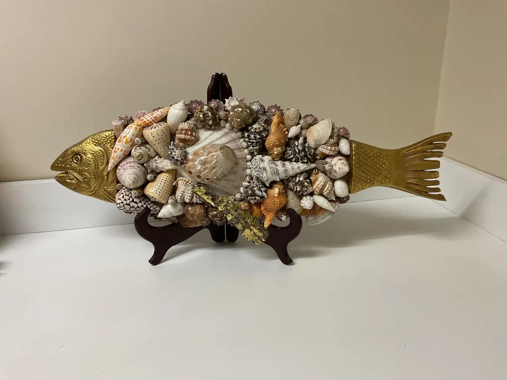 Seashell Fish Mosaic