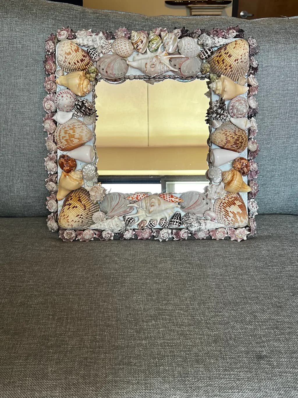 Seashell Mosaic Mirror