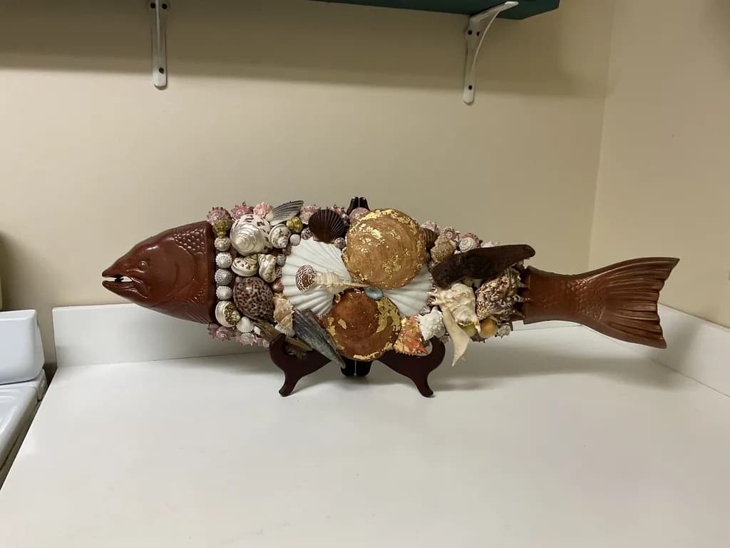 Seashell Mosaic Fish