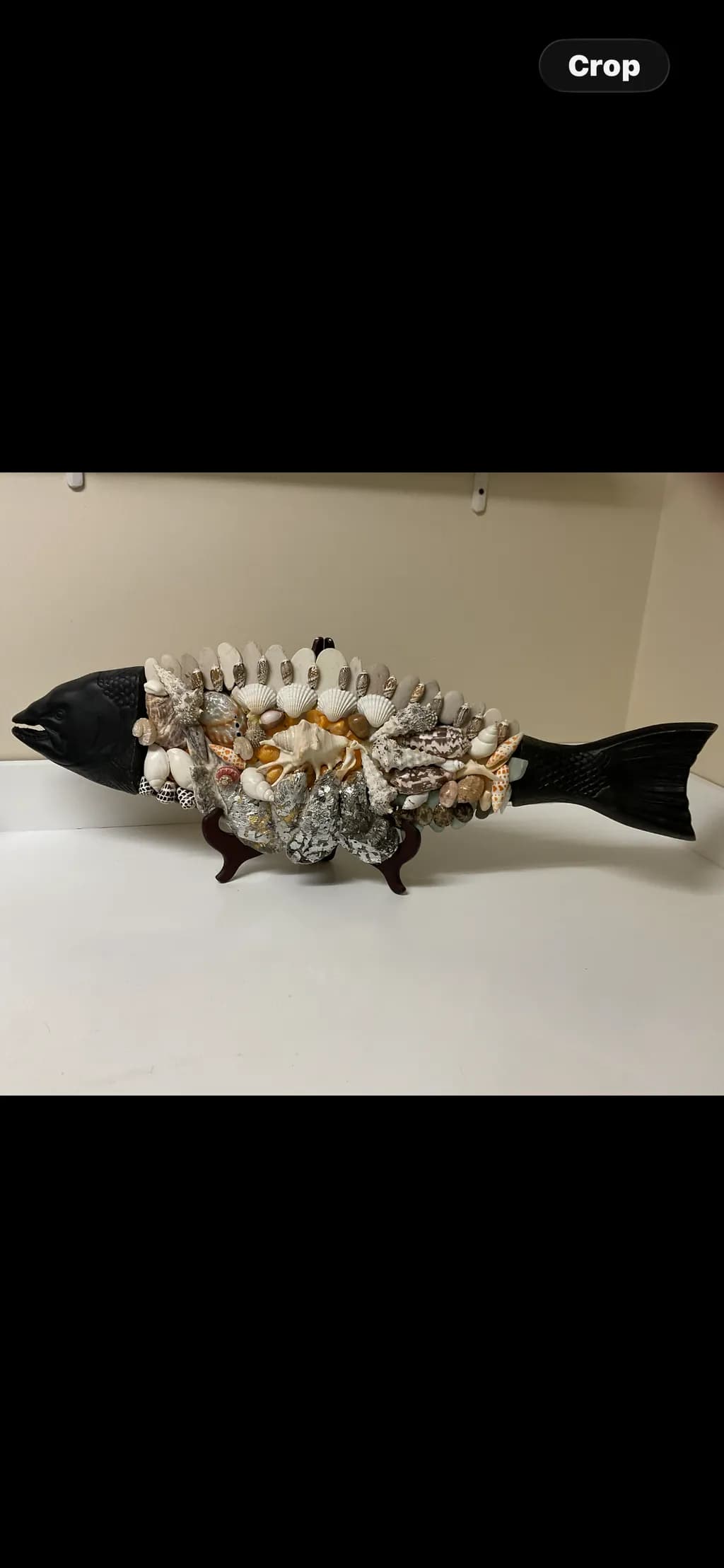 Shellfish Mosaic Fish Sculpture