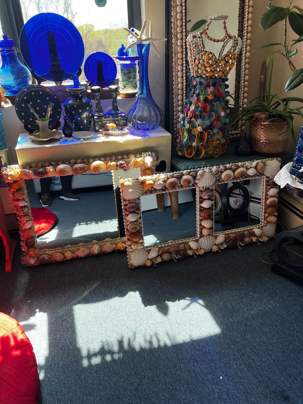 Seashell Mosaic Frames