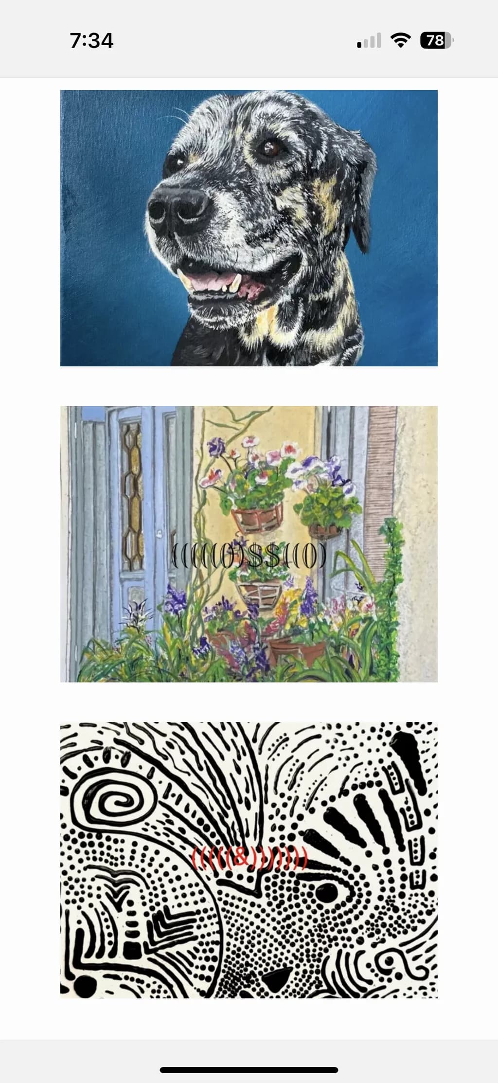 Speckled Canine Portrait