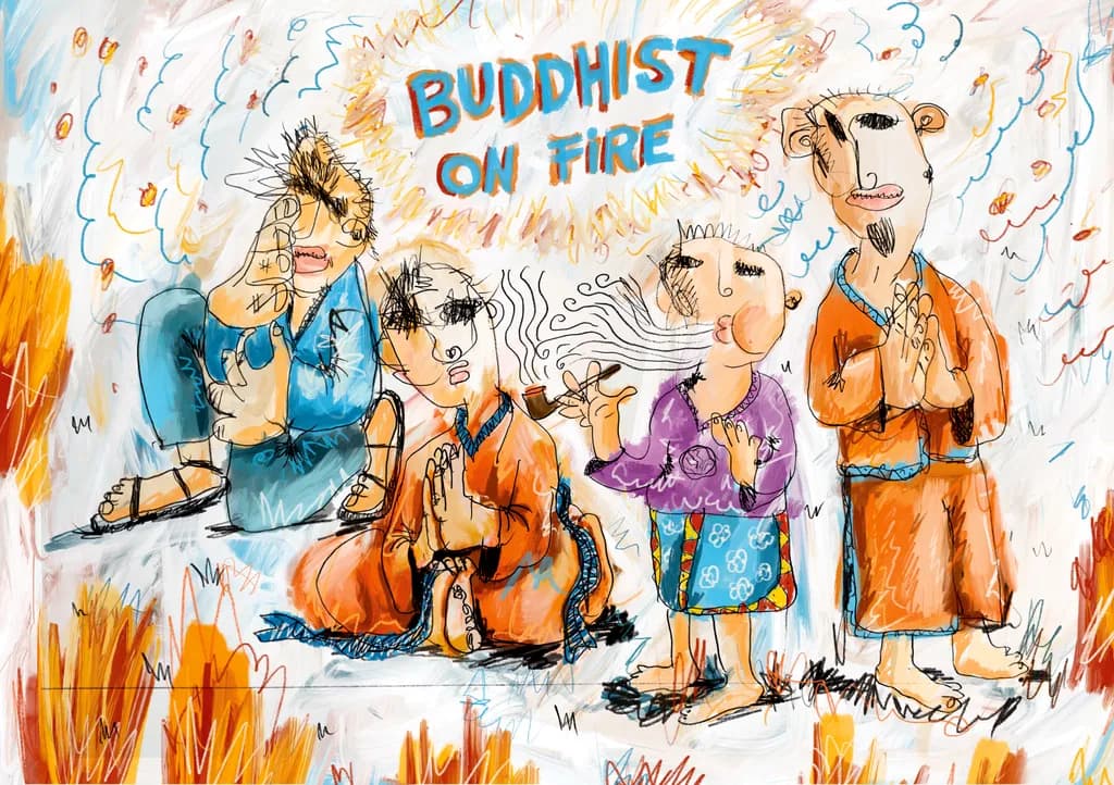 Buddhist on Fire