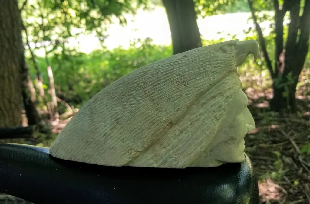 Eagle Headdress Carving