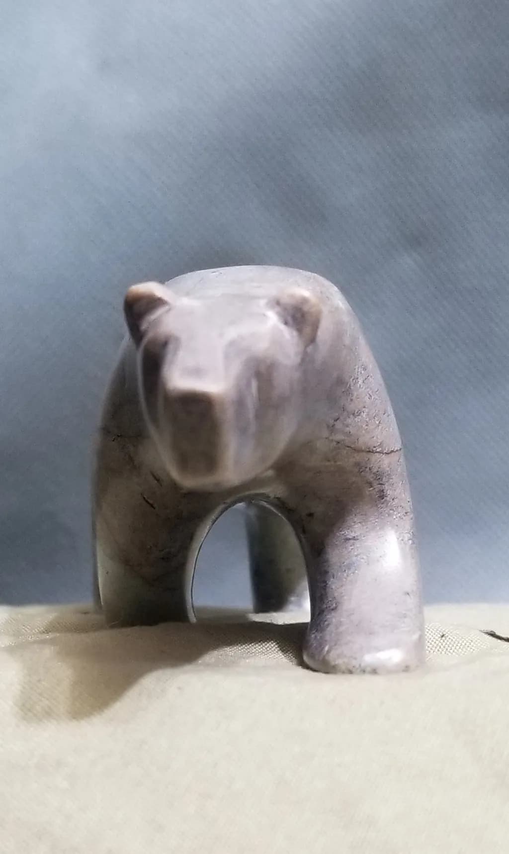 Stone Bear Sculpture