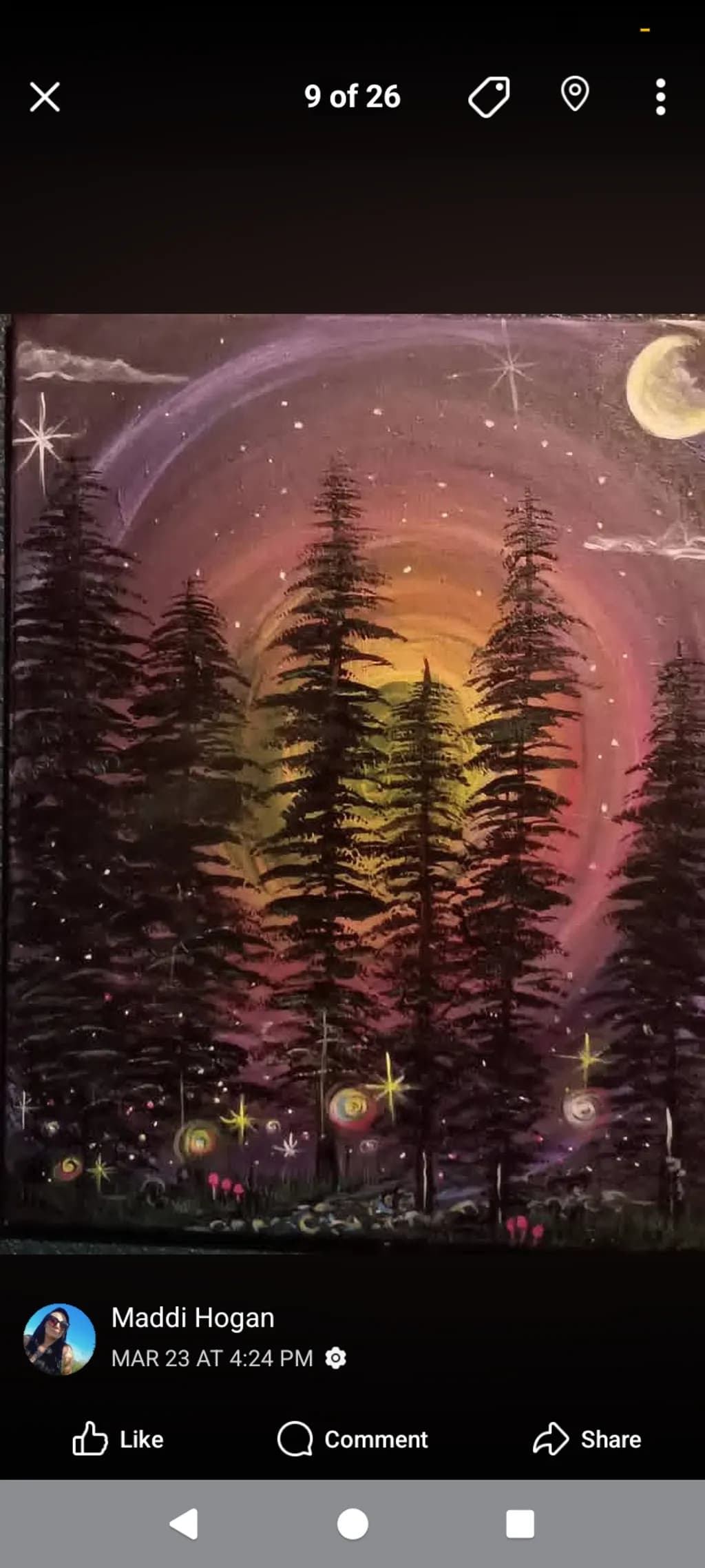 Twilight Constellation Pines