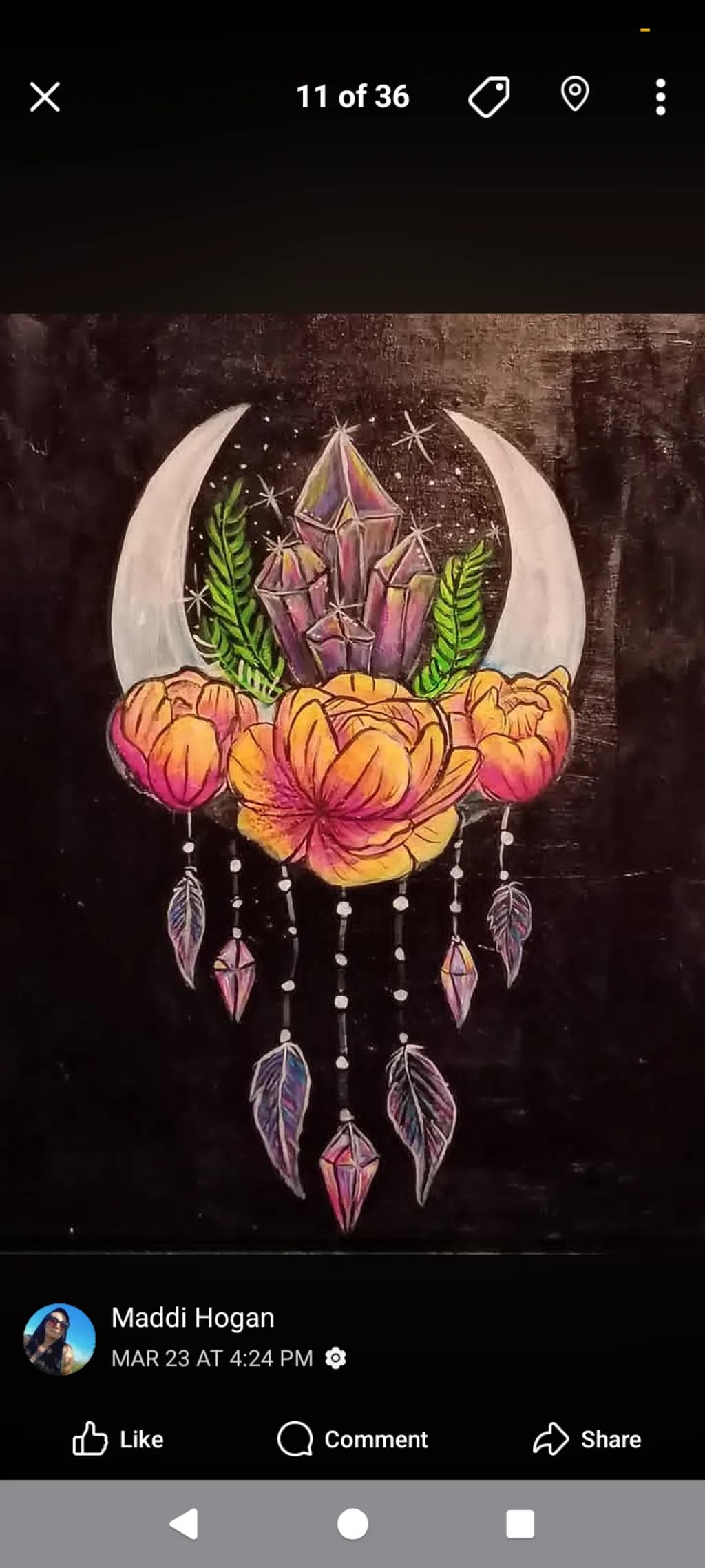 Crystal Crescent Bloom