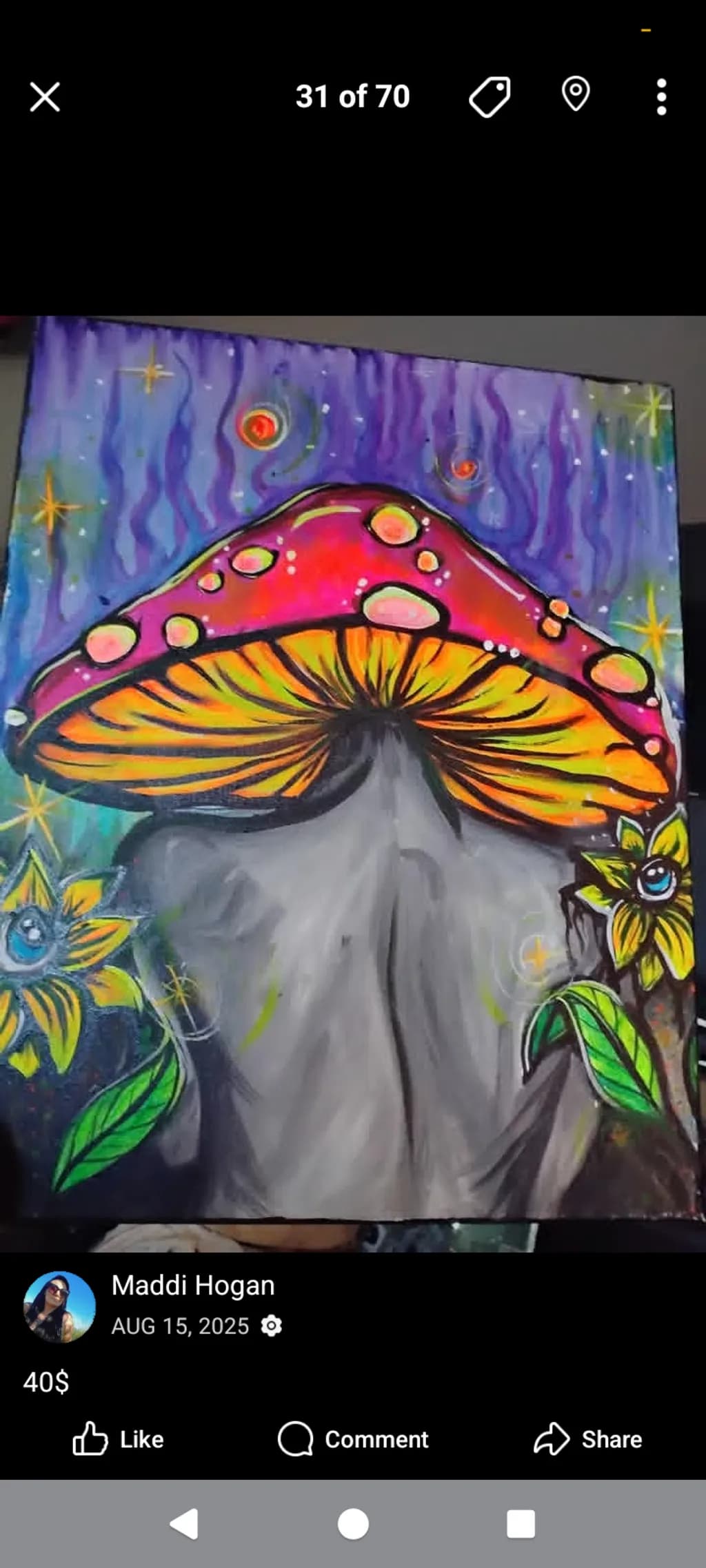 Cosmic Mushroom Glow
