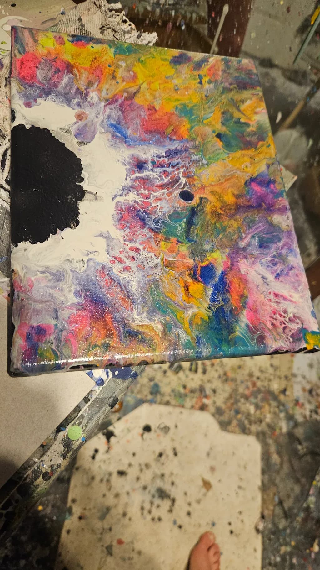 Abstract Canvas Fluid