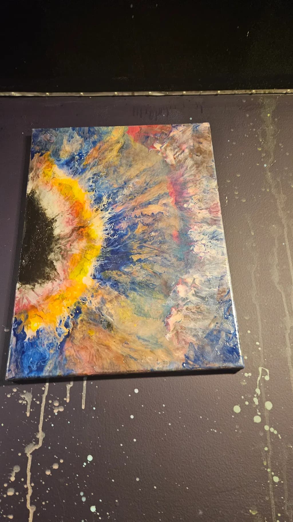 Cosmic Swirl Canvas