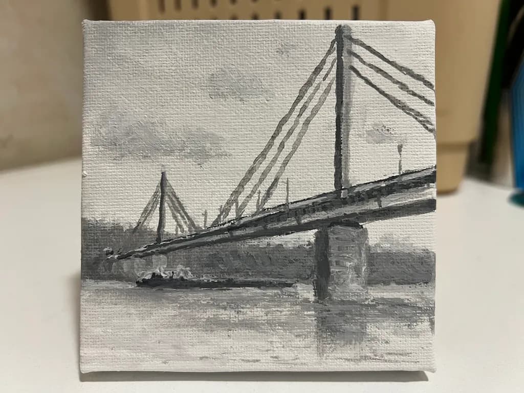 Quiet Bridge Reflection