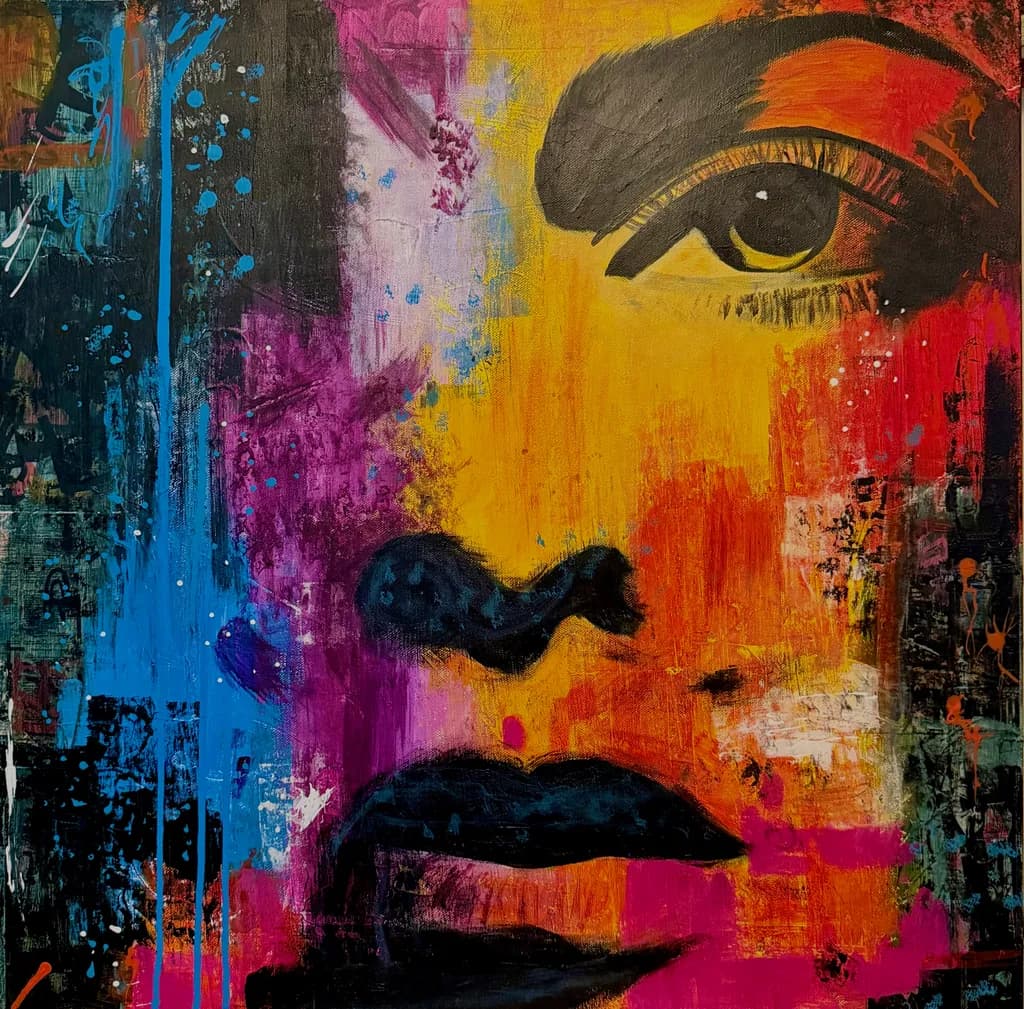 Colorful Face Portrait