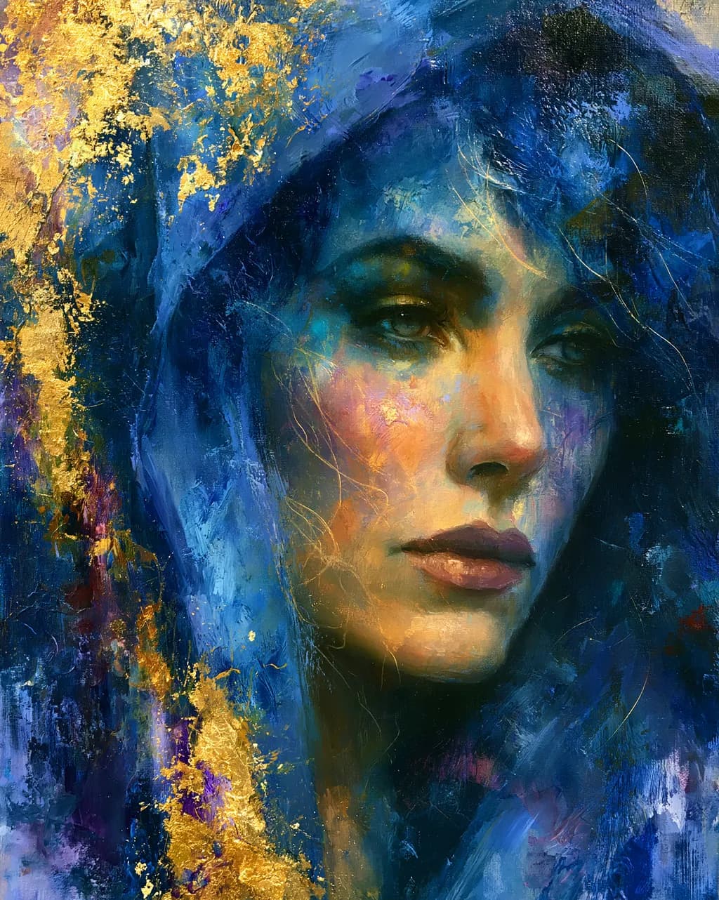 Blue Portrait Glow
