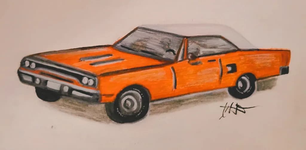 Orange Classic Cruiser