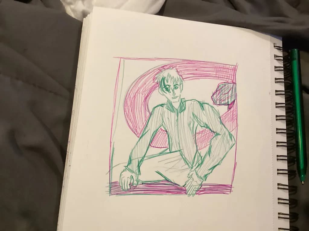 Contemplative Figure