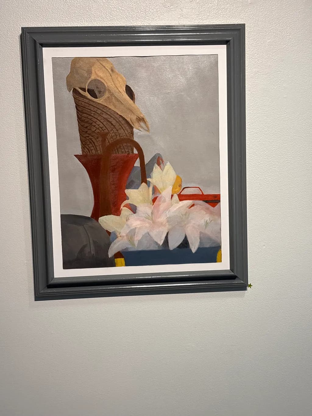 Skull and Lilies