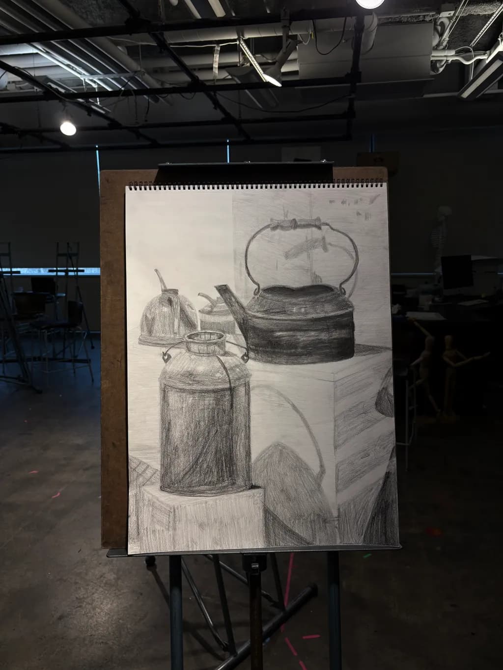 Still Life in Charcoal