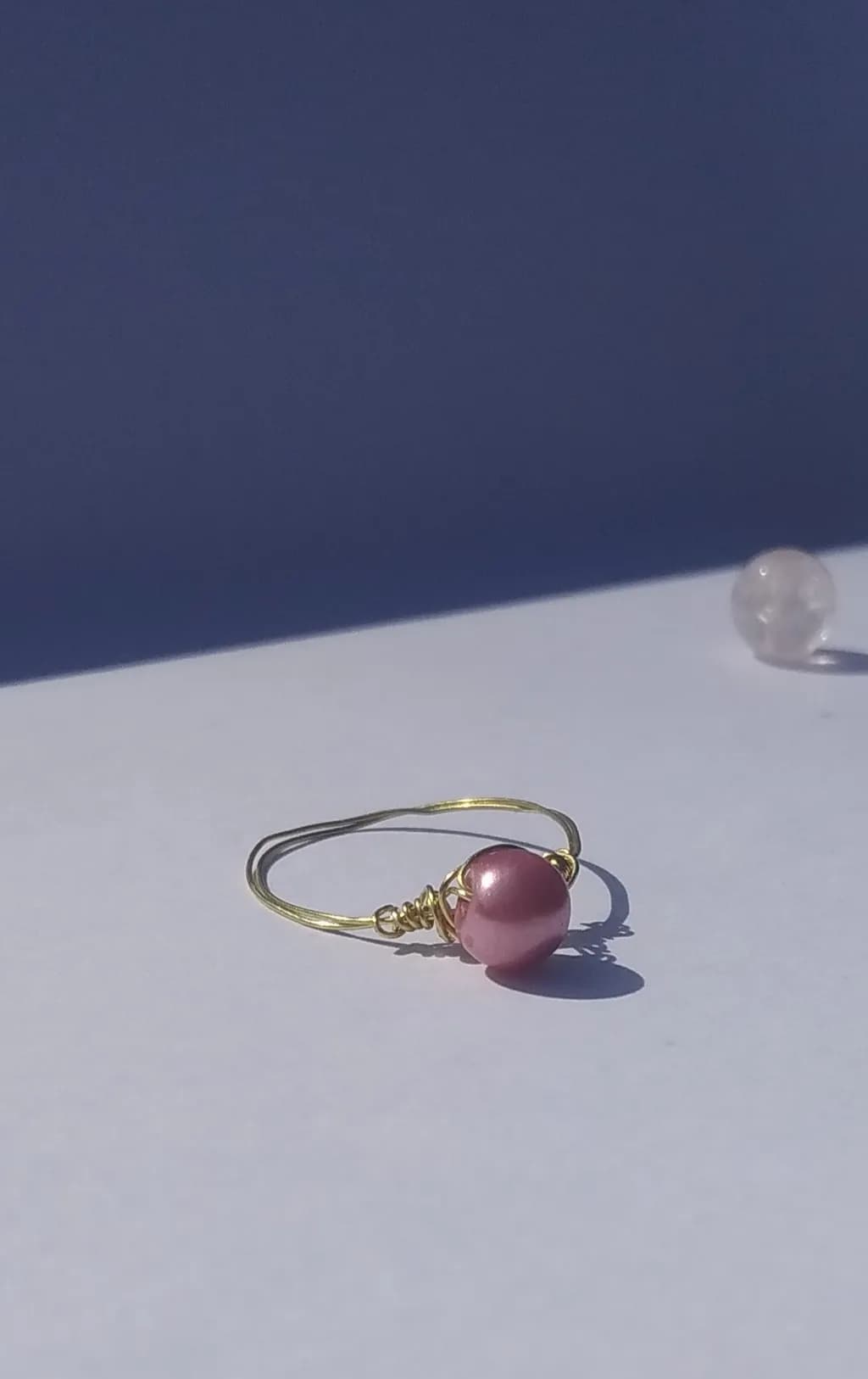 Rose Wire Loop Ring
